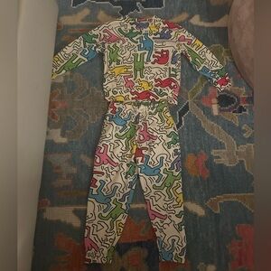 Keith Haring Toddler Sweatsuit- Rare, limited edition H&M collab- 5T